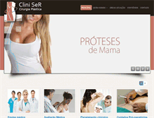 Tablet Screenshot of cliniser.com